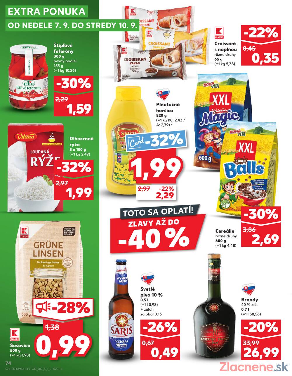 Leták Kaufland - Kaufland 4.9. - 10.9. - Kaufland Brezno - strana 74