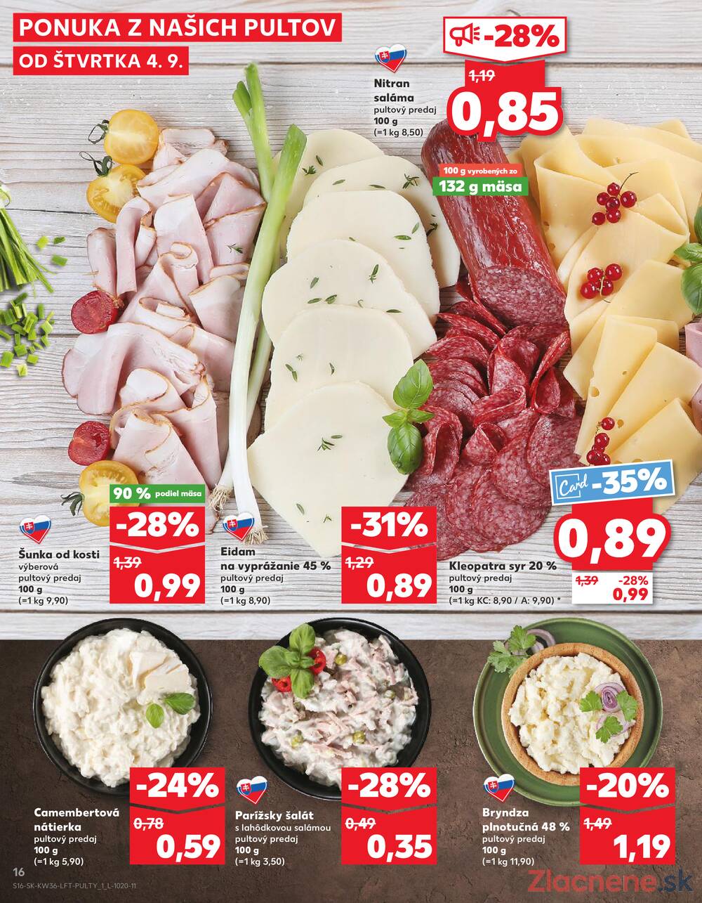 Leták Kaufland - Kaufland 4.9. - 10.9. - Kaufland Bytča - strana 16