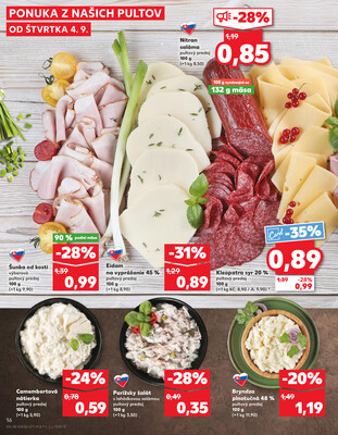 Kaufland 4.9. - 10.9. - Kaufland Michalovce