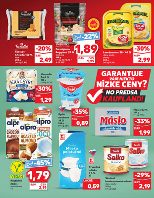 Kaufland 4.9. - 10.9. - Kaufland Michalovce