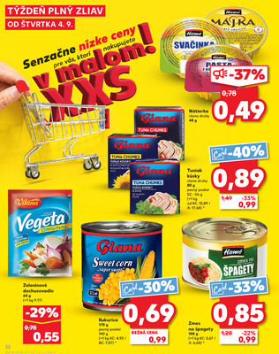 Kaufland 4.9. - 10.9. - Kaufland Michalovce