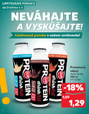 Kaufland 4.9. - 10.9. - Kaufland Michalovce