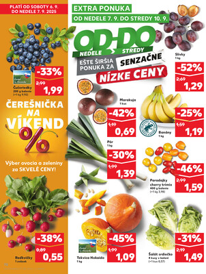 Kaufland 4.9. - 10.9. - Kaufland Michalovce