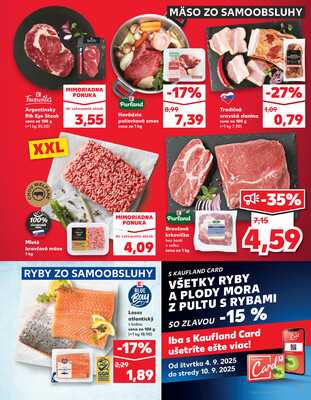 Kaufland 4.9. - 10.9. - Kaufland Dubnica nad Váhom
