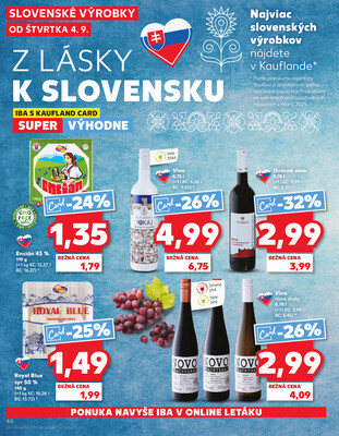 Kaufland 4.9. - 10.9. - Kaufland Kežmarok