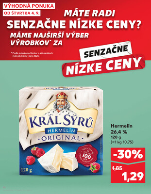 Kaufland 4.9. - 10.9. - Kaufland Kežmarok