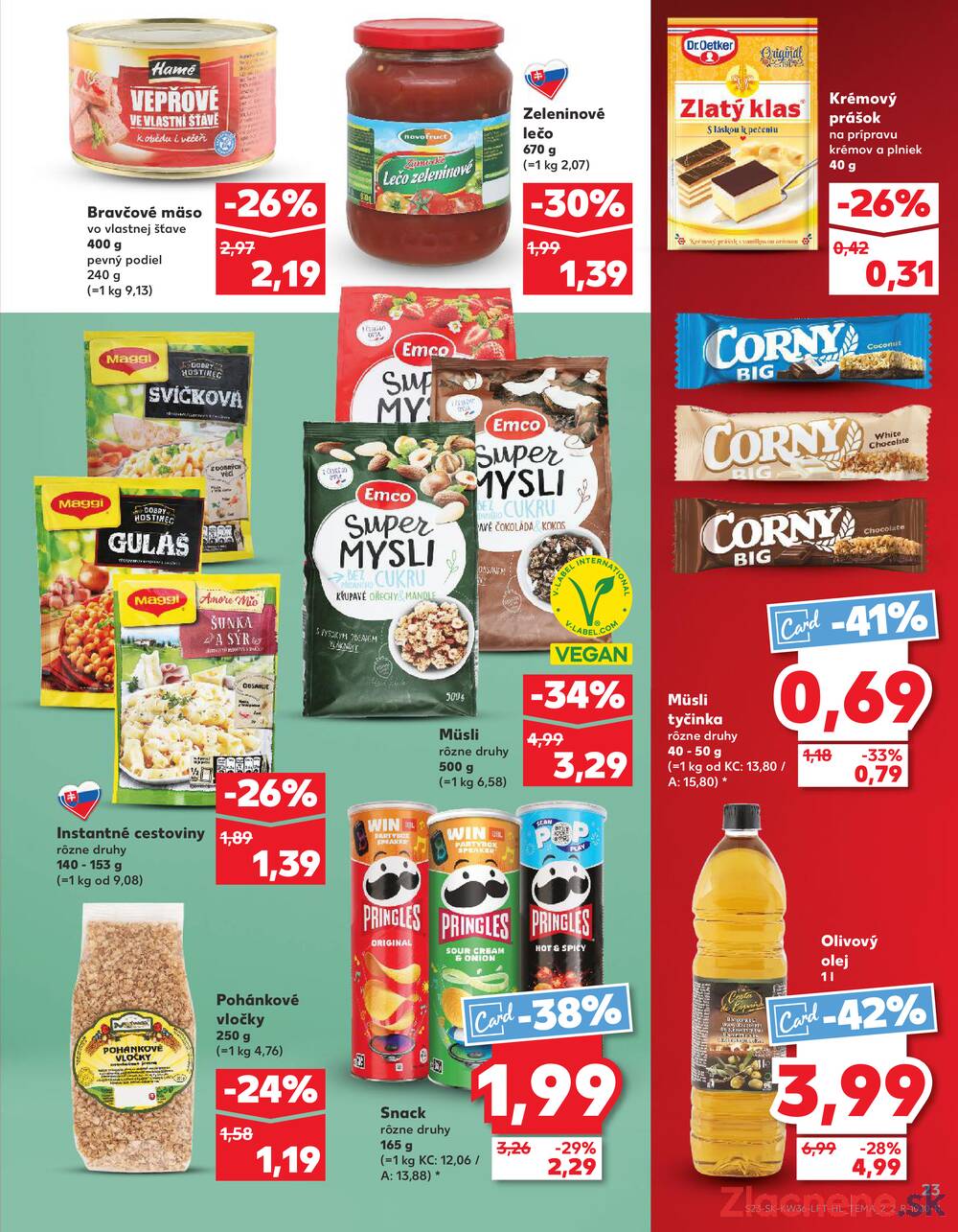 Leták Kaufland - Kaufland 4.9. - 10.9. - Kaufland Poprad - Jiřího Wolkera - strana 23
