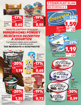 Kaufland 4.9. - 10.9. - Kaufland Poprad - Jiřího Wolkera