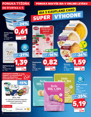 Kaufland 4.9. - 10.9. - Kaufland Poprad - Jiřího Wolkera