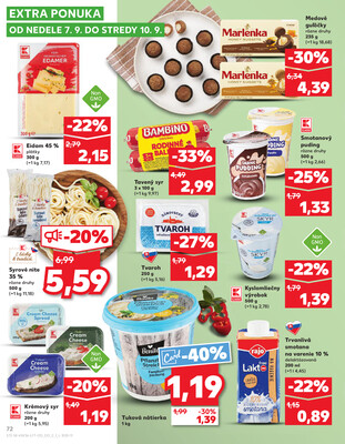 Kaufland 4.9. - 10.9. - Kaufland Poprad - Jiřího Wolkera