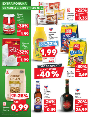 Kaufland 4.9. - 10.9. - Kaufland Poprad - Jiřího Wolkera