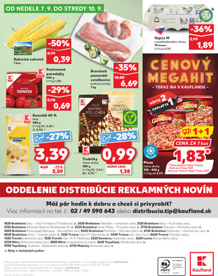 Kaufland 4.9. - 10.9. - Kaufland Bratislava - Rača