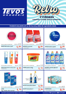 Tevos drogérie : 1 leták
