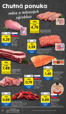 Tesco malé hypermarkety od 3.9. do 9.9.2025