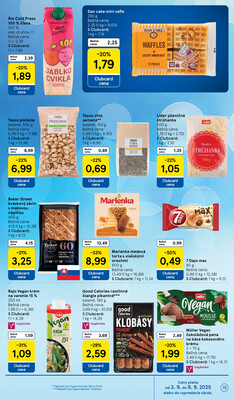 Tesco malé hypermarkety od 3.9. do 9.9.2025