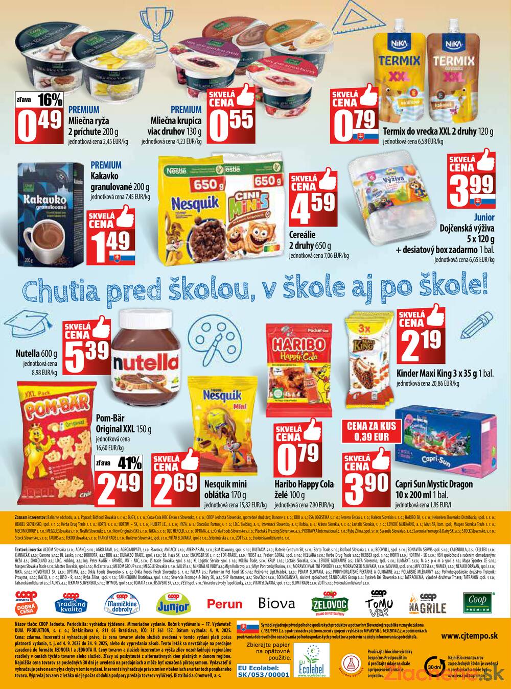 Leták COOP Jednota Slovensko - COOP do 24.9. - strana 6