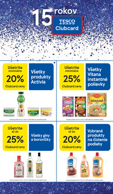Tesco supermarkety od 10.9. do 16.9.2025