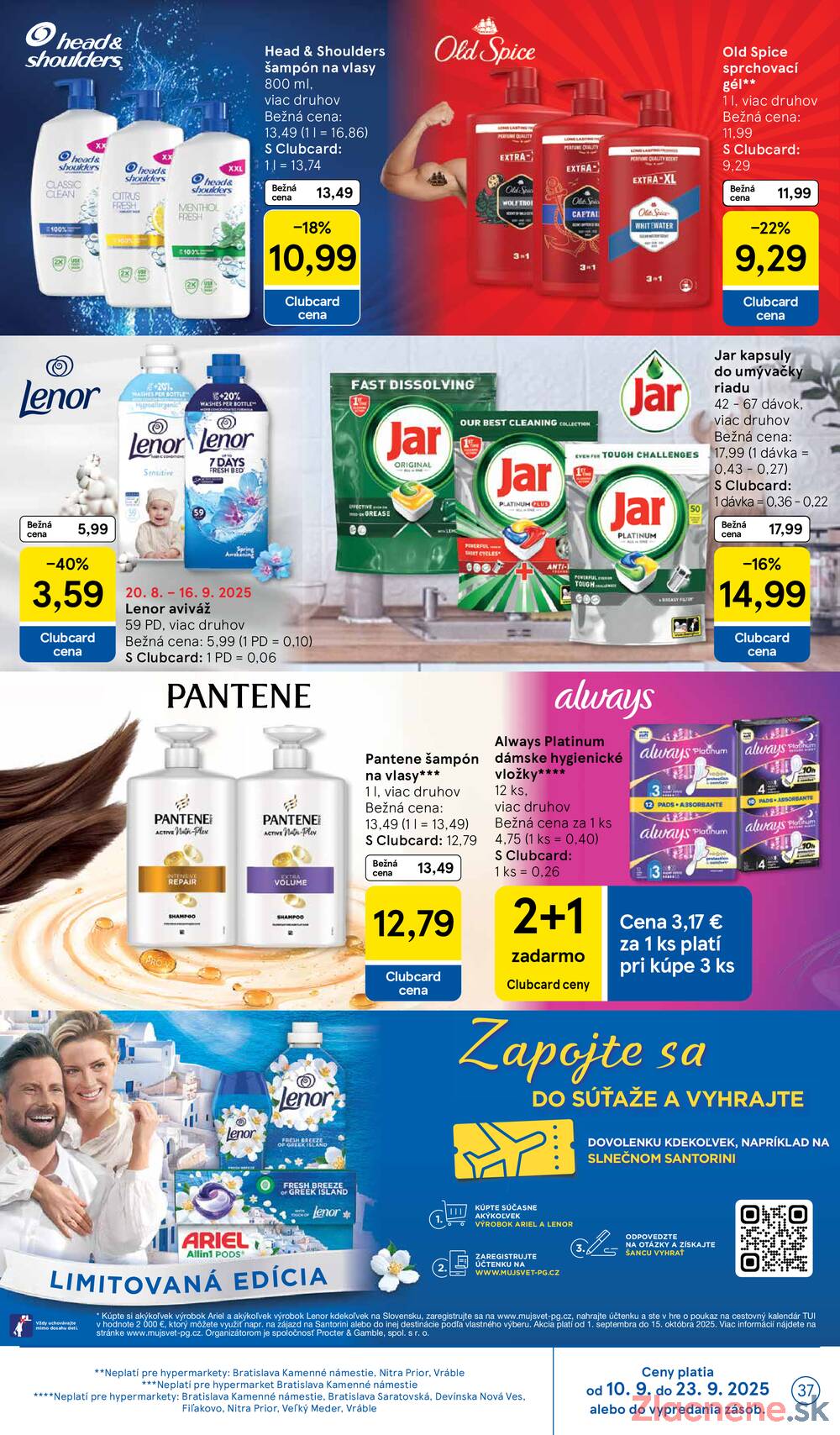 Leták Tesco - Tesco malé hypermarkety od 10.9. do 16.9.2025 - strana 37 Leták Tesco - Tesco malé hypermarkety od 10.9. do 16.9.2025 - strana 37