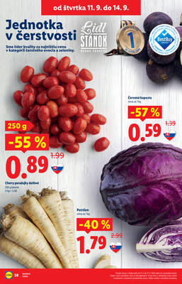 Leták Lidl
		  platný do 14.9.2025 - strana 74