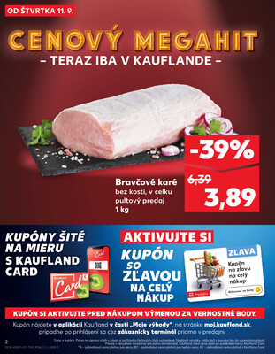 Kaufland 11.9. - 17.9. - Kaufland Spišská Nová Ves