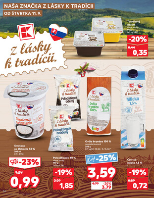 Kaufland 11.9. - 17.9. - Kaufland Spišská Nová Ves