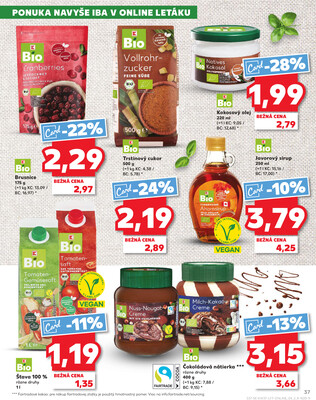 Kaufland 11.9. - 17.9. - Kaufland Spišská Nová Ves