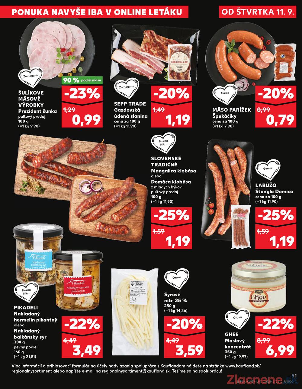 Leták Kaufland - Kaufland 11.9. - 17.9. - Kaufland Veľký Meder - strana 51