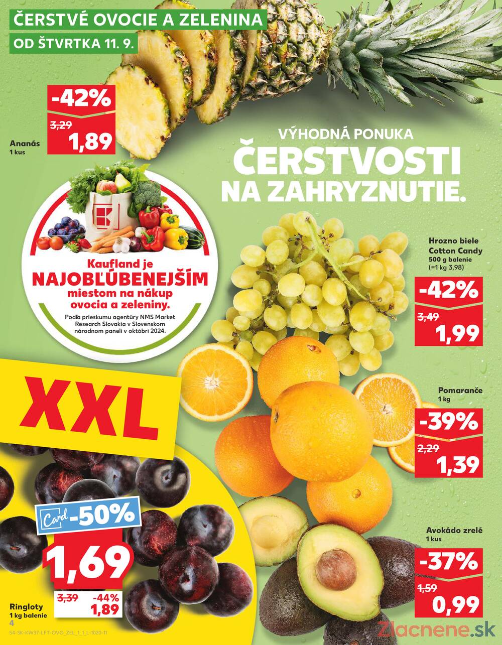 Leták Kaufland - Kaufland 11.9. - 17.9. - Kaufland Nové Mesto nad Váhom - strana 4