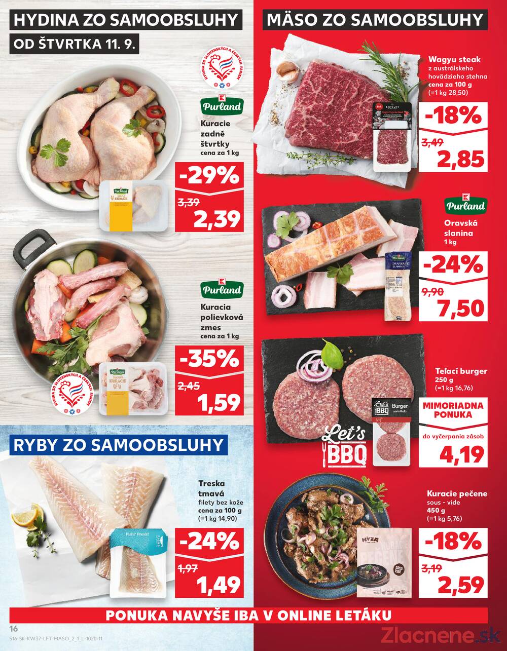 Leták Kaufland - Kaufland 11.9. - 17.9. - Kaufland Zlaté Moravce - strana 16