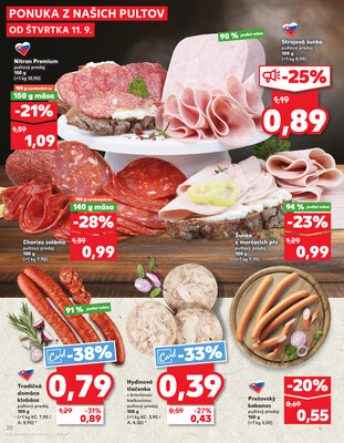 Kaufland 11.9. - 17.9. - Kaufland Zlaté Moravce