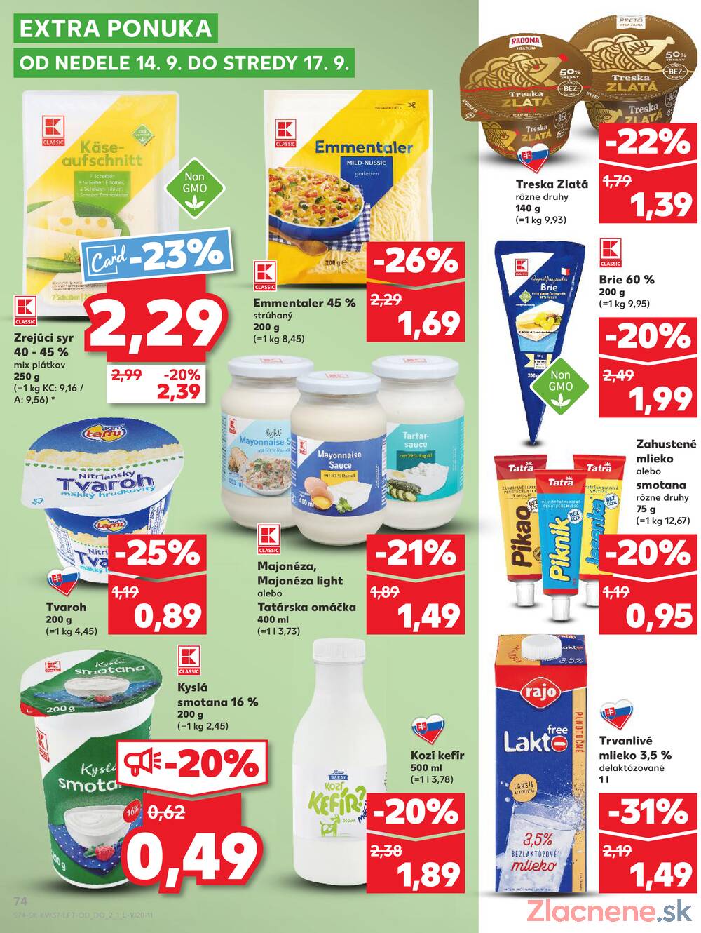 Leták Kaufland - Kaufland 11.9. - 17.9. - Kaufland Martin - strana 74