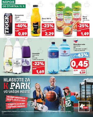 Kaufland 11.9. - 17.9. - Kaufland Martin