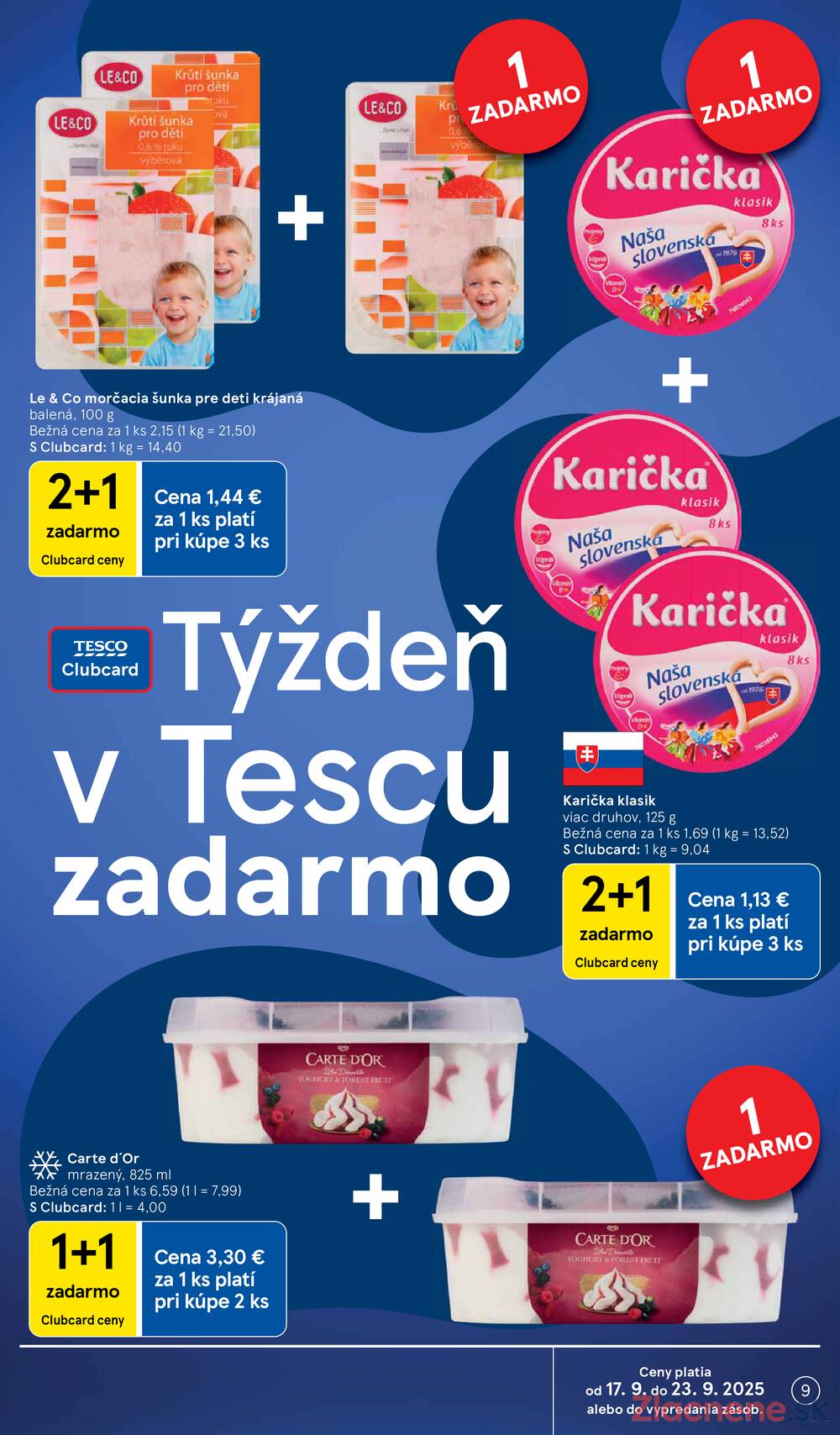 Leták Tesco - Tesco malé hypermarkety od 17.9. do 23.9.2025 - strana 9