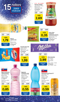 Tesco malé hypermarkety od 17.9. do 23.9.2025