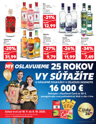 Leták Kaufland
		  platný do 24.9.2025 - strana 45