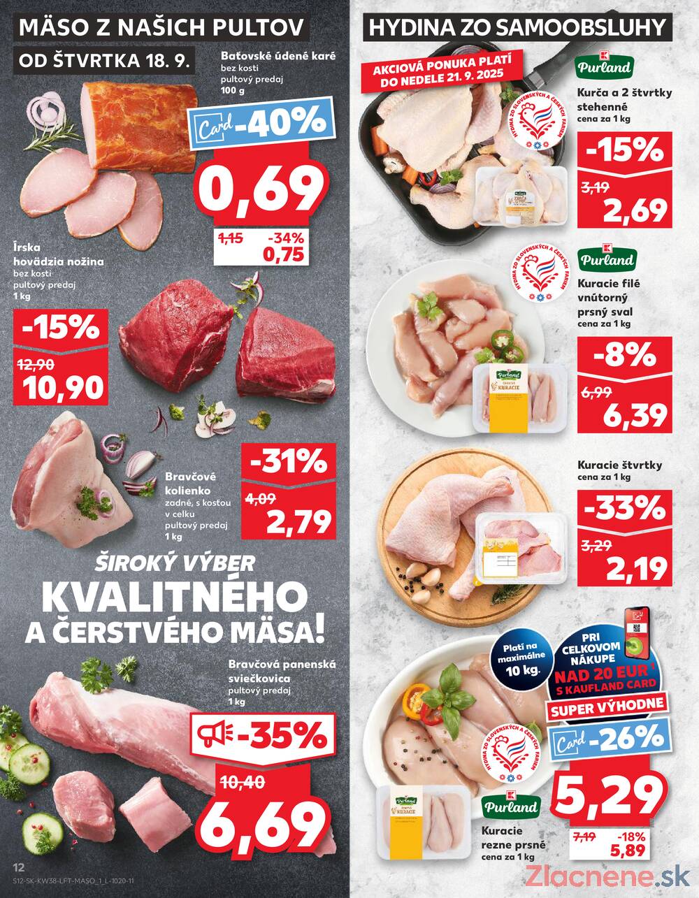 Leták Kaufland - Kaufland 18.9. - 24.9. - Kaufland Spišská Nová Ves - strana 12