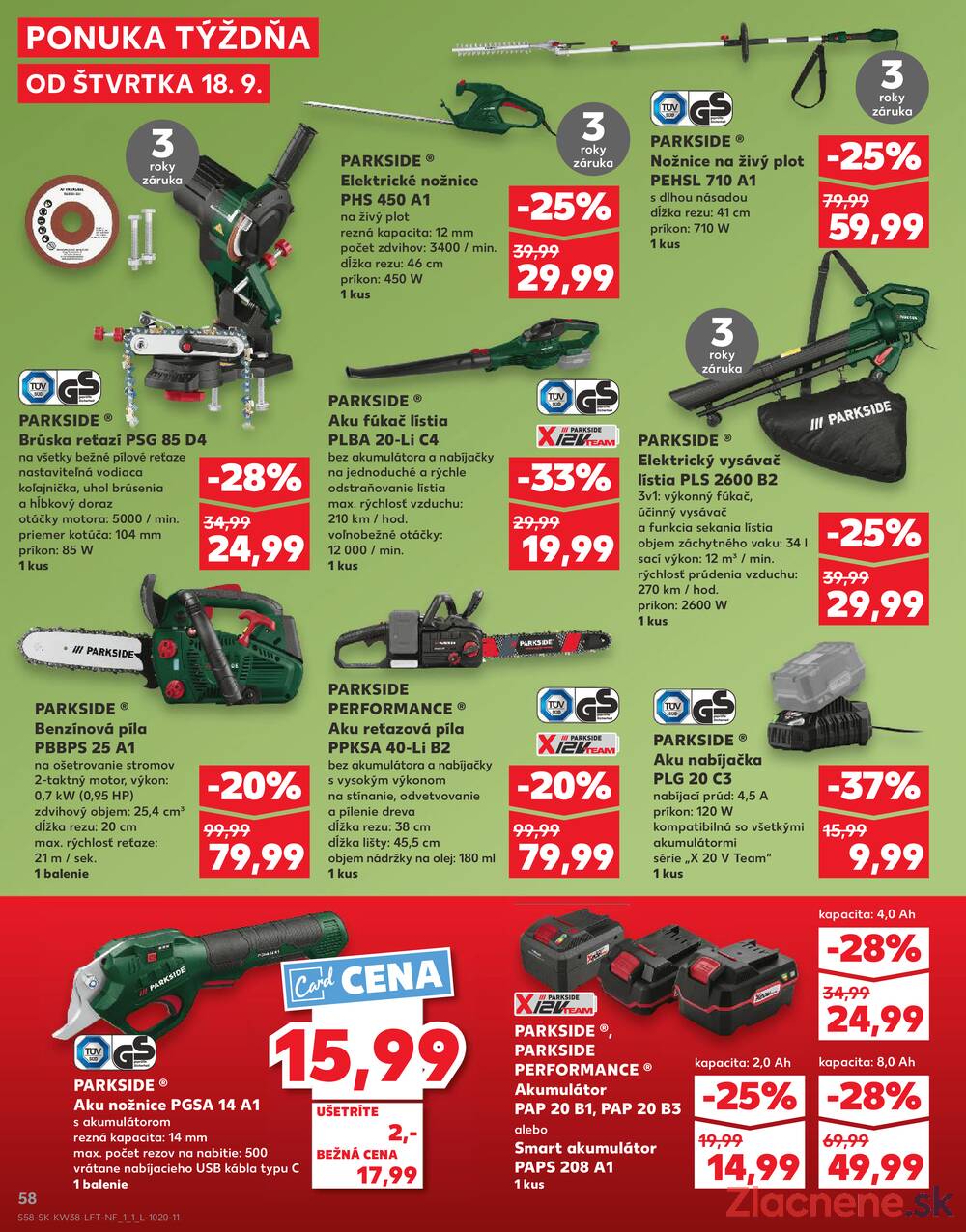 Leták Kaufland - Kaufland 18.9. - 24.9. - Kaufland Kežmarok - strana 58