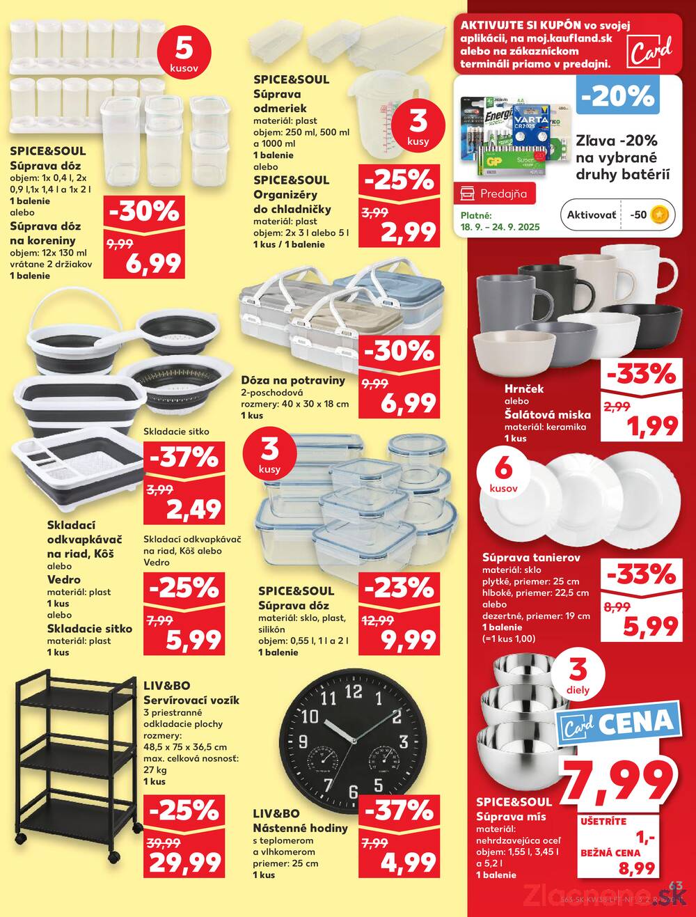 Leták Kaufland - Kaufland 18.9. - 24.9. - Kaufland Kežmarok - strana 63