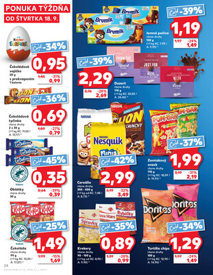 Kaufland 18.9. - 24.9. - Kaufland Trebišov