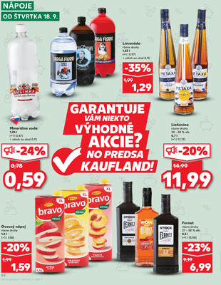 Kaufland 18.9. - 24.9. - Kaufland Trebišov