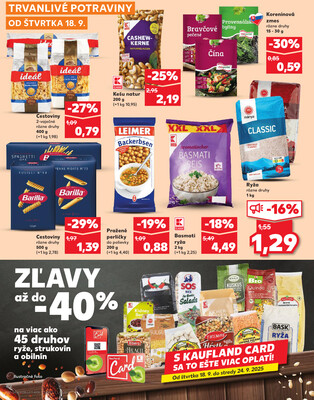 Kaufland 18.9. - 24.9. - Kaufland Piešťany