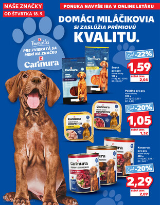 Kaufland 18.9. - 24.9. - Kaufland Nové Mesto nad Váhom