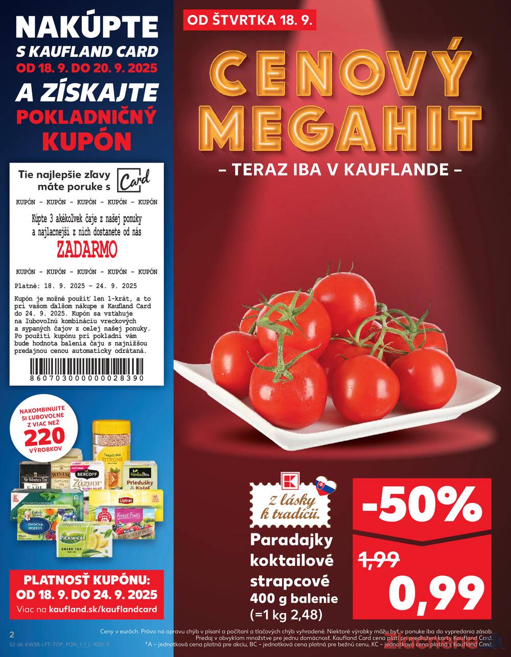 Leták Kaufland - Kaufland 18.9. - 24.9. - Kaufland Komárno - strana 2