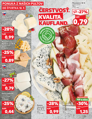 Kaufland 18.9. - 24.9. - Kaufland Komárno