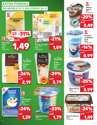 Kaufland 18.9. - 24.9. - Kaufland Komárno