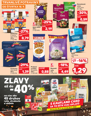 Kaufland 18.9. - 24.9. - Kaufland Liptovský Mikuláš