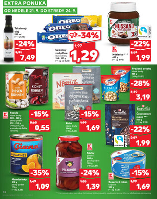 Kaufland 18.9. - 24.9. - Kaufland Prešov - Sekčov 