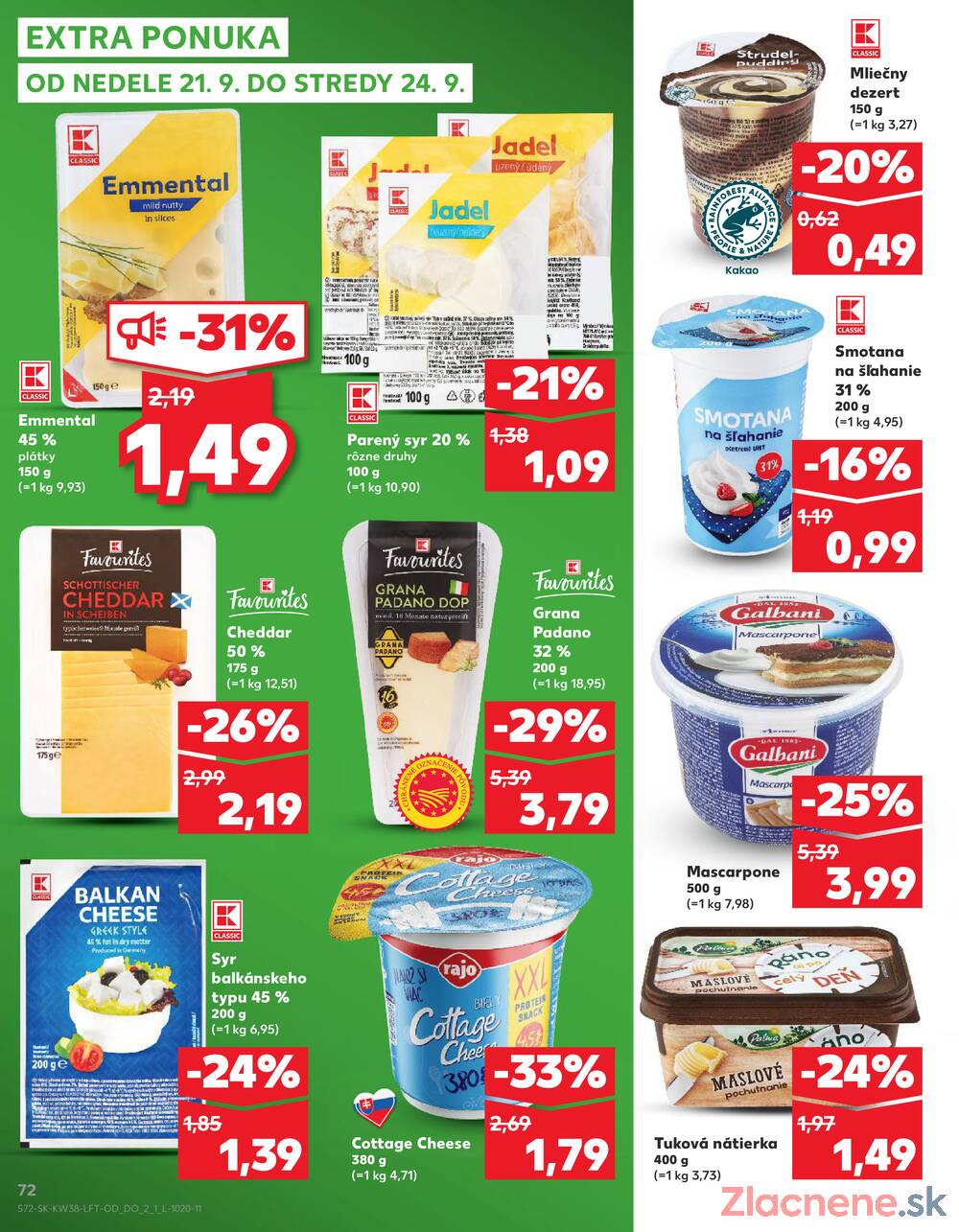 Leták Kaufland - Kaufland 18.9. - 24.9. - Kaufland Košice - Popradská  - strana 72