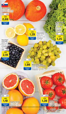 Tesco supermarkety od 24.9. do 30.9.2025