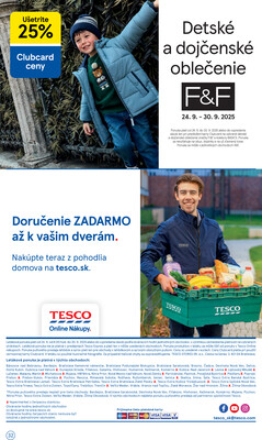Tesco malé hypermarkety od 24.9. do 30.9.2025